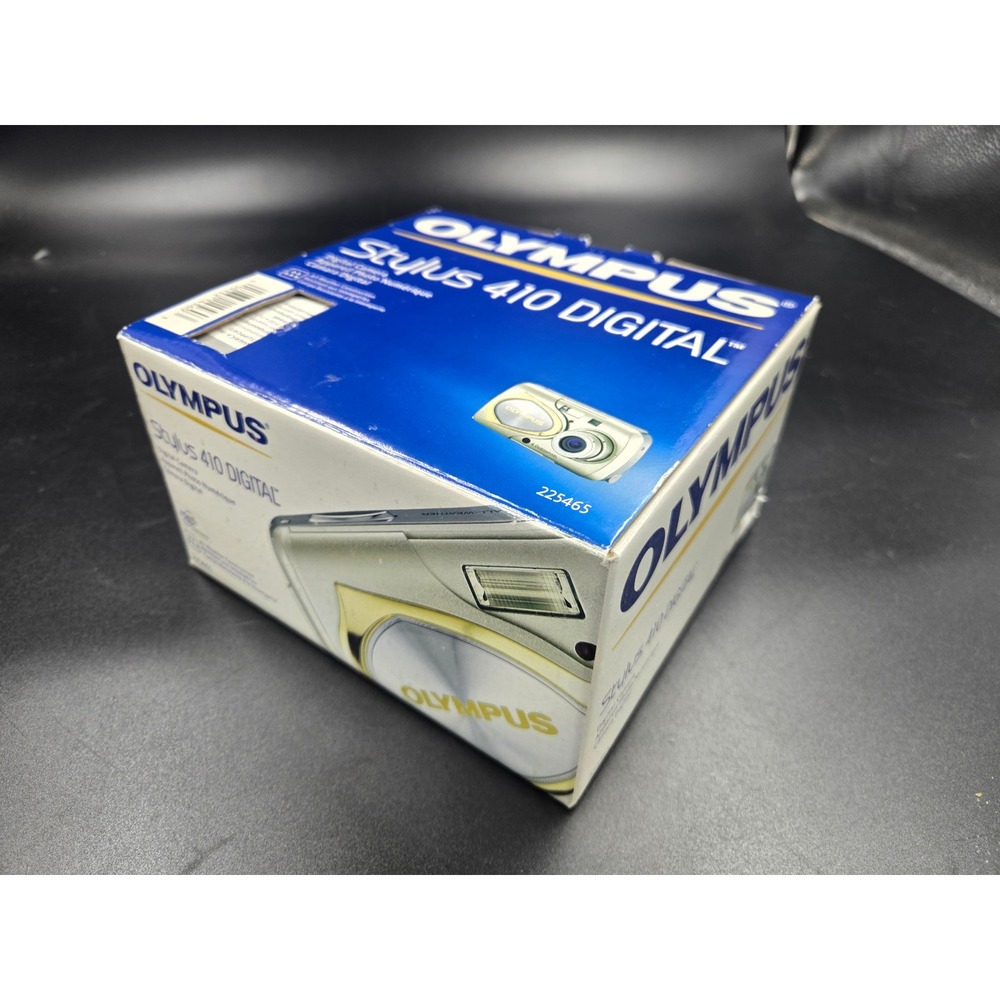 Olympus Stylus 410 Digital Camera Silver 4.0MP 3x Zoom All Weather Complete